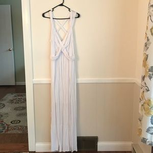Motherhood maternity long white dress size XL